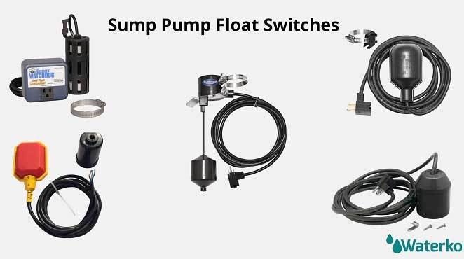 sump pump float switches